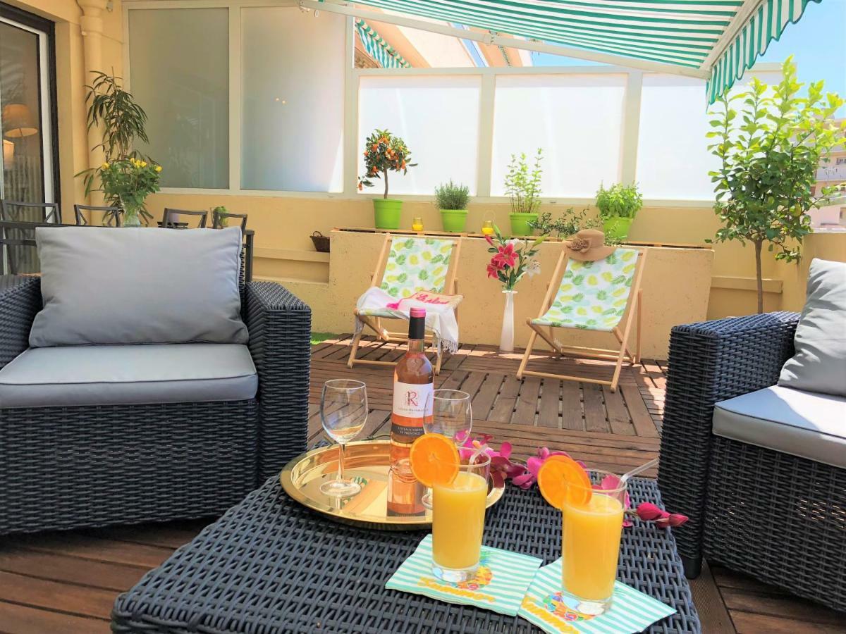 Appartement Cosy Calme Central-Terrasse Proche Palais Cannes Dış mekan fotoğraf