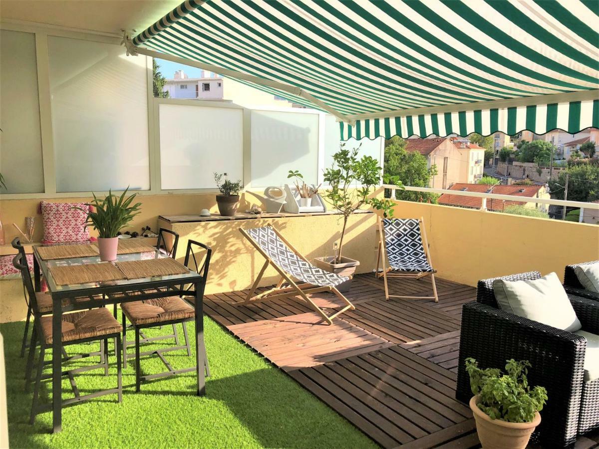 Appartement Cosy Calme Central-Terrasse Proche Palais Cannes Dış mekan fotoğraf